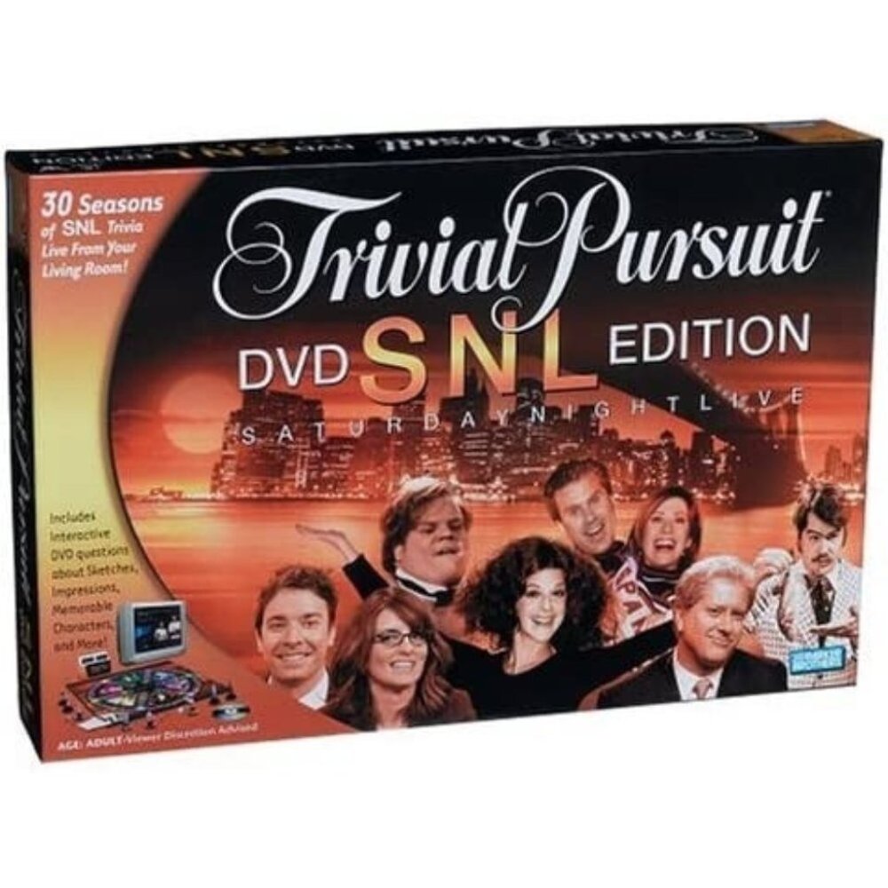 TRIVIAL PURSUIT DVD SNL EDITION Board Game 2-4 Players Adults NEW SEALED